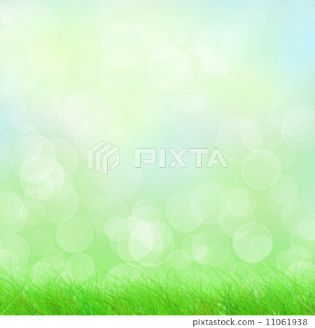 Blue sky and green field Blue sky and green field 11061938