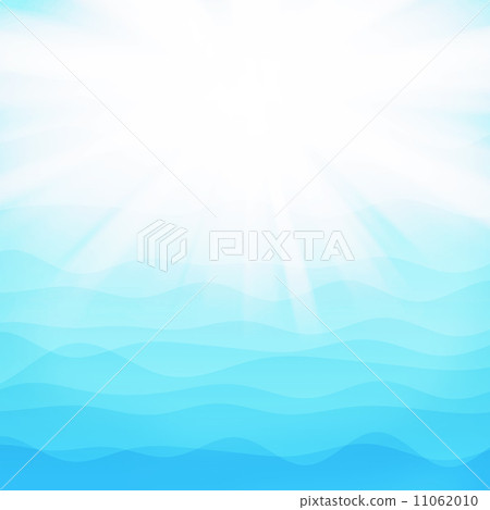 Abstract blue wave background 11062010