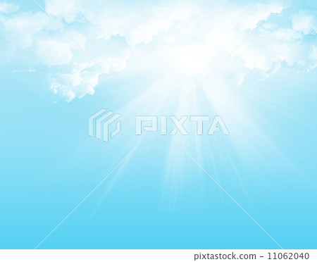 Sunlight and blue sky - Stock Illustration [11062040] - PIXTA