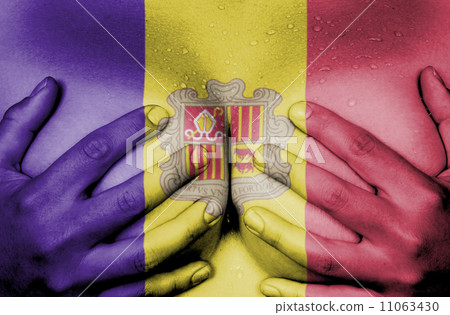 Hands covering breasts 11063430