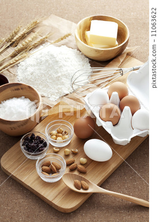 Sweet making material photo Flour egg Sweet making material photo Flour egg 11063622