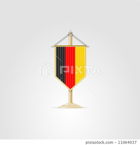 Illustration of national symbols of European countries. Germany. 11064037