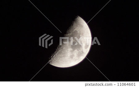First quarter moon Moon moon aged 7.9 11064601