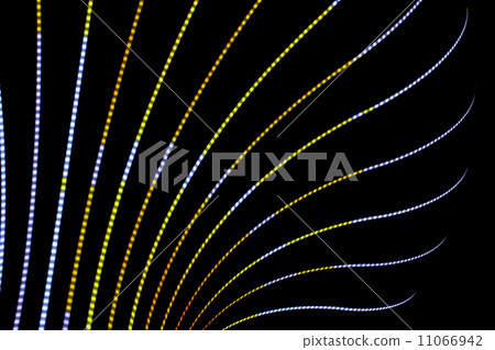 Neon abstract background of lines and bokeh Neon abstract background of lines and bokeh 11066942