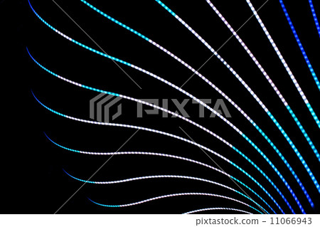 Neon abstract background of lines and bokeh Neon abstract background of lines and bokeh 11066943