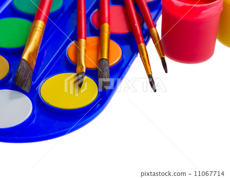 paints and brushes paints and brushes 11067714