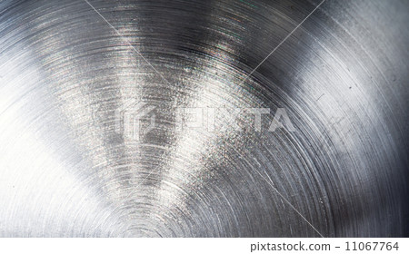Texture of shining metal surface with circular milling Texture of shining metal surface with circular milling 11067764
