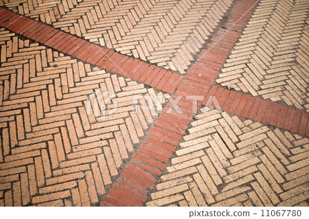 Colorful stone block paving Colorful stone block paving 11067780