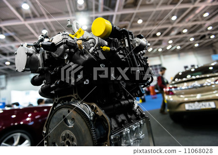 Detail photo of a car engine 11068028