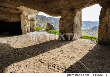 Abandoned limestone mines, Old Orhei, Moldova 11068681