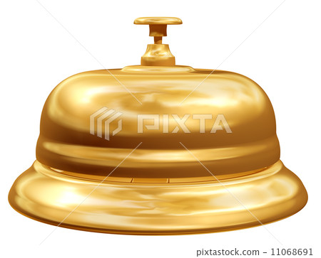 Gold reception bell Gold reception bell 11068691