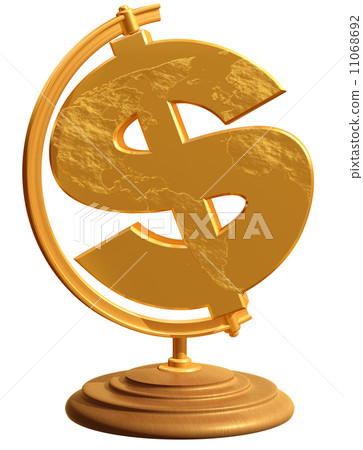US Dollar Globe US Dollar Globe 11068692