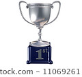 Silver trophy for first place 11069261