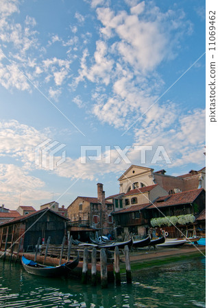 Venice Italy San Trovaso squero view Venice Italy San Trovaso squero view 11069462