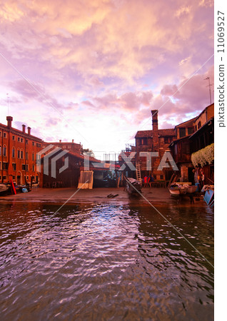 Venice Italy San Trovaso squero view 11069527