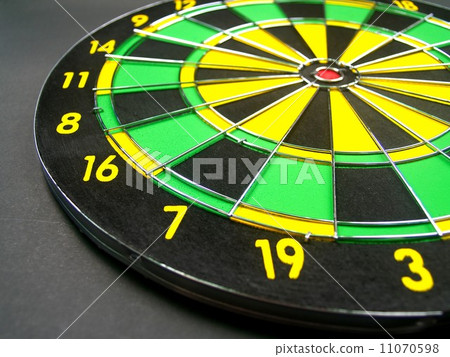 dartboard darts arrows in the target 11070598