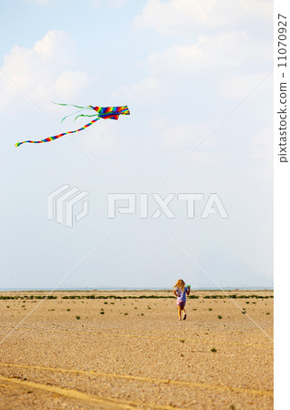 girl with kite girl with kite 11070927