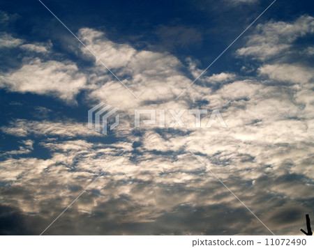 different colorful sky clouds set 11072490