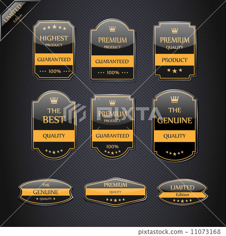 Collection of Premium Quality Labels. Collection of Premium Quality Labels. 11073168