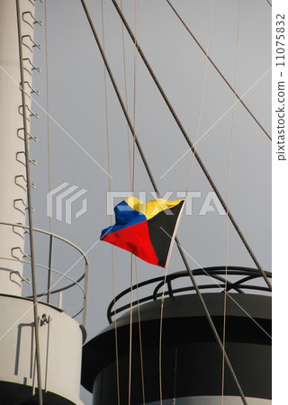 紀念船Mikasa的“Z旗”（神奈川縣橫須賀市三笠園/稻垣町） 11075832