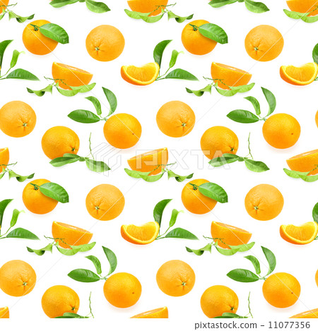 Seamless pattern of oranges 11077356