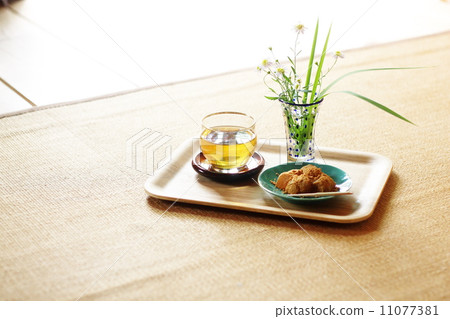 Cool summer Japanese tea time 11077381