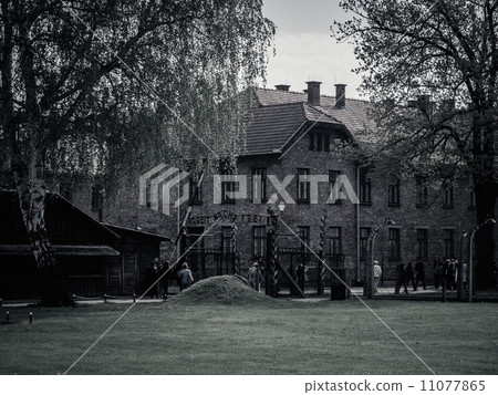 Main entrance to former Nazi concentration camp Auschwitz I, Poland Main entrance to former Nazi concentration camp Auschwitz I, Poland 11077865