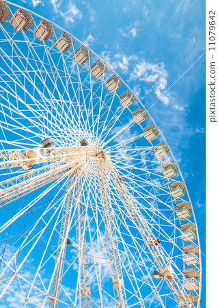 Ferris wheel of fair and amusement park  11079642