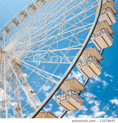 Ferris wheel of fair and amusement park Ferris wheel of fair and amusement park 11079645