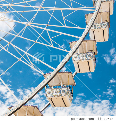 Ferris wheel of fair and amusement park  11079648