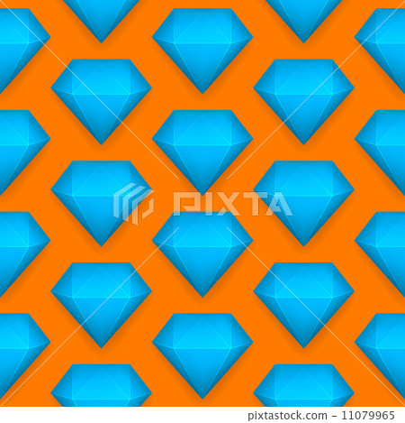 Vector diamond seamless pattern 11079965