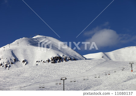 Ski resort at nice day Ski resort at nice day 11080137