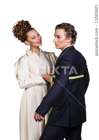 Stylish seamstress 11083681