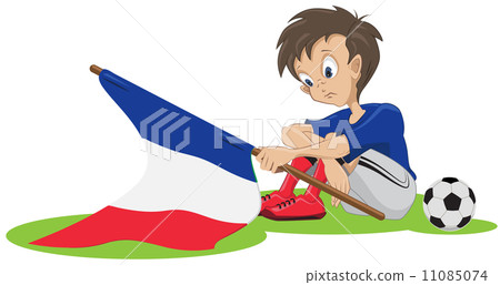 Sad France soccer fan 11085074