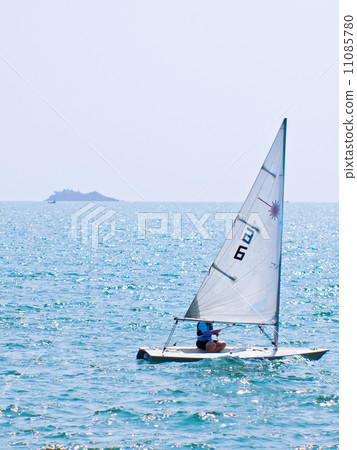 sailboat in the sea 11085780