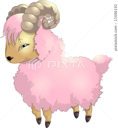 pink goat 11086192