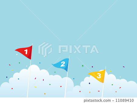 Flag of rank, blue sky -2 11089410