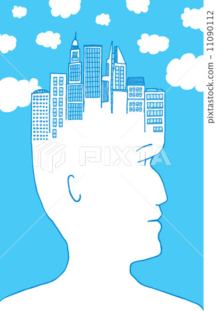 Man with city in his head Man with city in his head 11090112