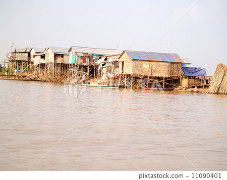 floating village Tonle sap lake. Cambodia floating village Tonle sap lake. Cambodia 11090401