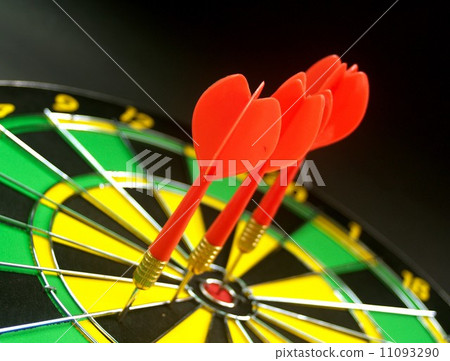 dartboard darts arrows in the target dartboard darts arrows in the target 11093290