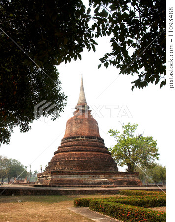 Temple Buddha Statue in Sukhothai Historical Park,Thailand 11093488