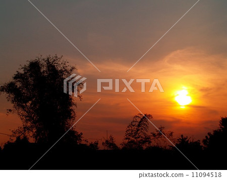 different colorful sky clouds set 11094518