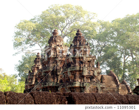 Khmer architecture Bayon temple , Angkor Thom , Siem Reap, Camb 11095301