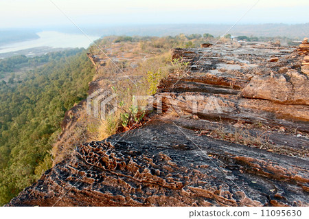 View lanscape of Pha Taem National Park in the Ubon Ratchathani View lanscape of Pha Taem National Park in the Ubon Ratchathani 11095630