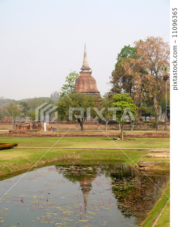 Temple Buddha Statue in Sukhothai Historical Park,Thailand Temple Buddha Statue in Sukhothai Historical Park,Thailand 11096365