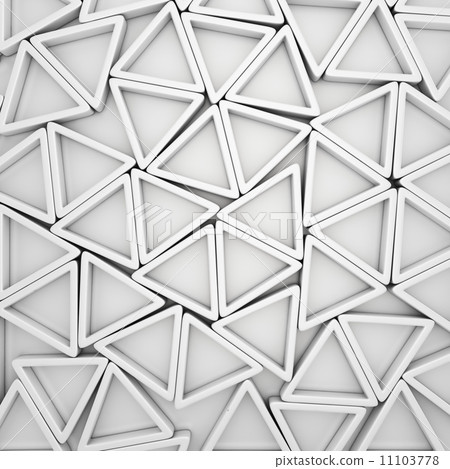 White triangles - Stock Illustration [11103778] - PIXTA