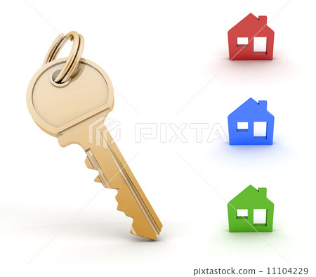 Key and set of houses models Key and set of houses models 11104229