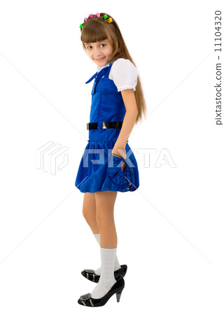 The girl in a blue dress The girl in a blue dress 11104320