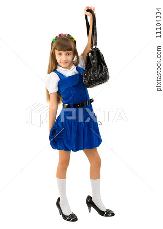 The girl in a blue dress 11104334