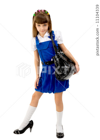The girl in a blue dress 11104339
